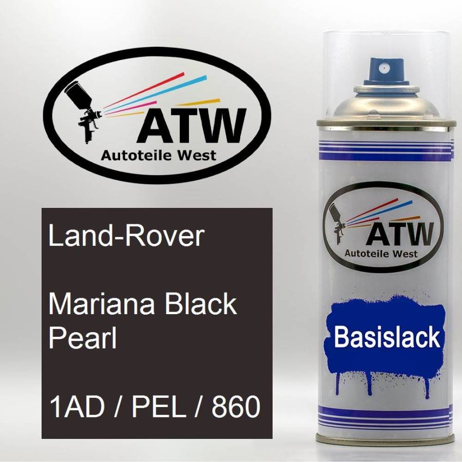 Land-Rover, Mariana Black Pearl, 1AD / PEL / 860: 400ml Sprühdose, von ATW Autoteile West.